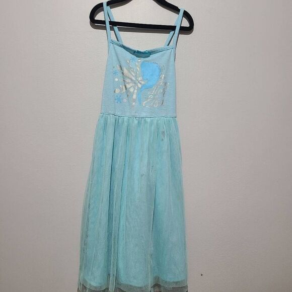2 Cute Disney Elsa Sleeveless Dresses Size 7/8 - Picture 1 of 10